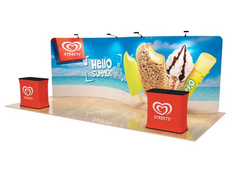 10 x 20ft Customized Portable Exhibition Booth Display Stand 005