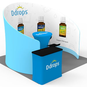 10 x 10ft Customized Portable Exhibition Booth Display Stand 001