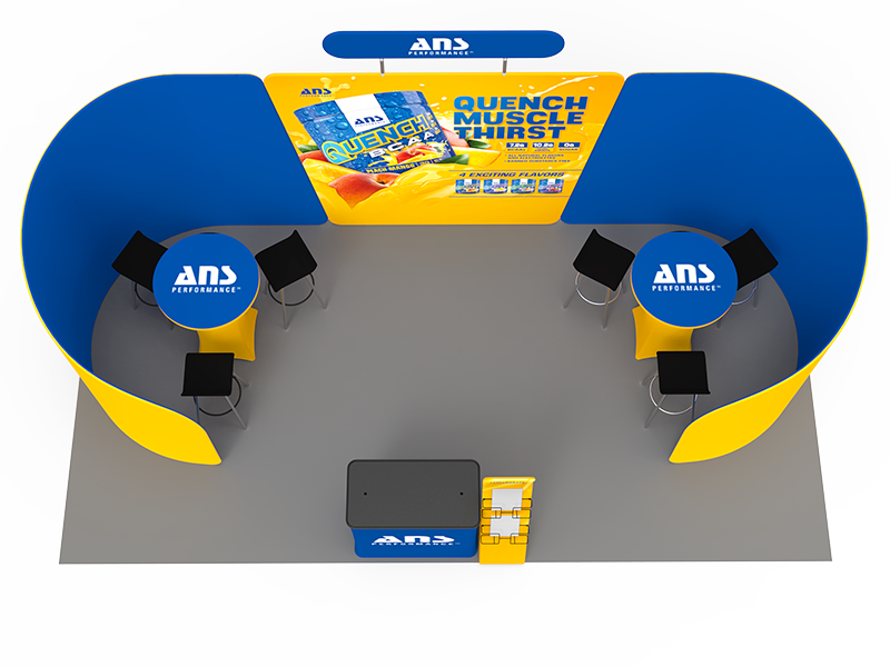 10 x 20ft Customized Portable Exhibition Booth Display Stand 002 - Image 2