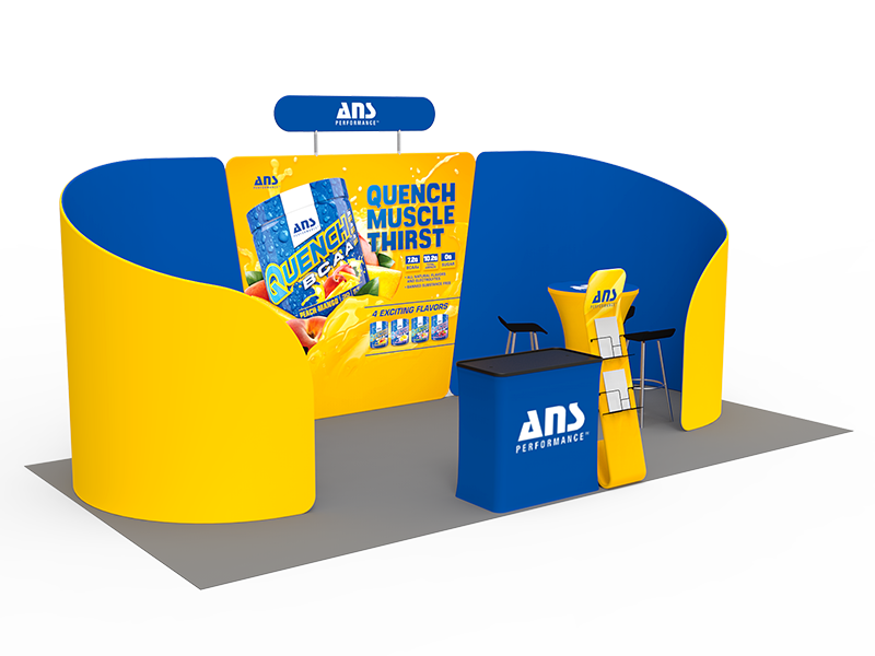 10 x 20ft Customized Portable Exhibition Booth Display Stand 002 - Image 4