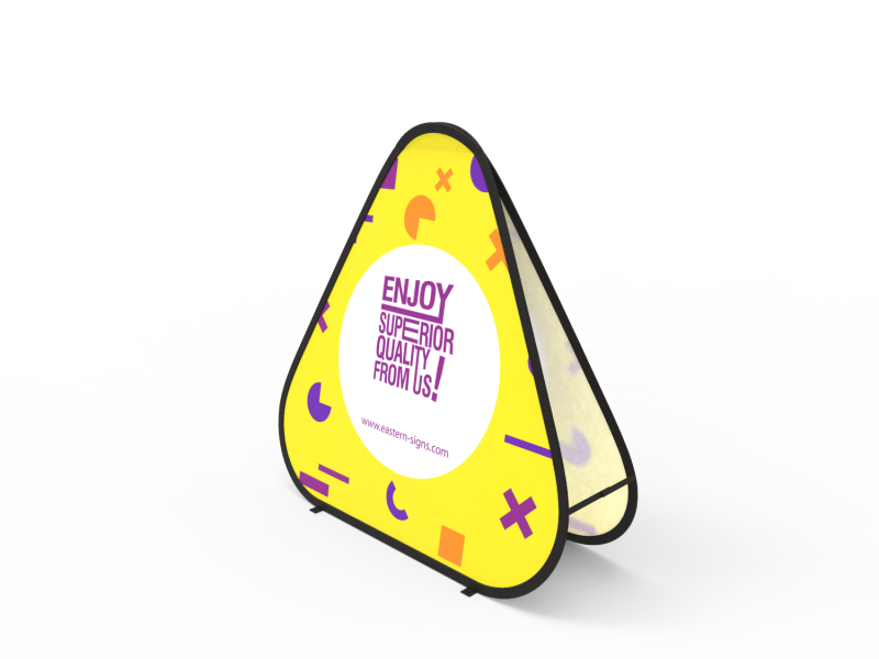 Pop Up A Frame Display Banner Stand - Triangle - Image 5