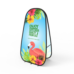 Pop Up A Frame Display Banner Stand - Vertical