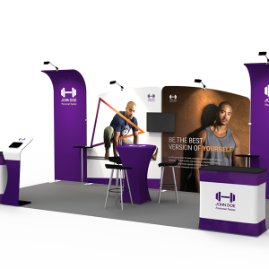 10 x 20ft Customized Portable Exhibition Booth Display Stand 006