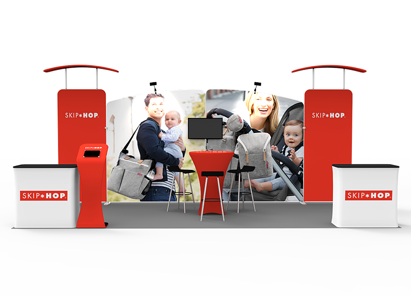 10 x 20ft Customized Portable Exhibition Booth Display Stand 003 - Image 2