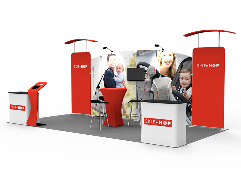 10 x 20ft Customized Portable Exhibition Booth Display Stand 003