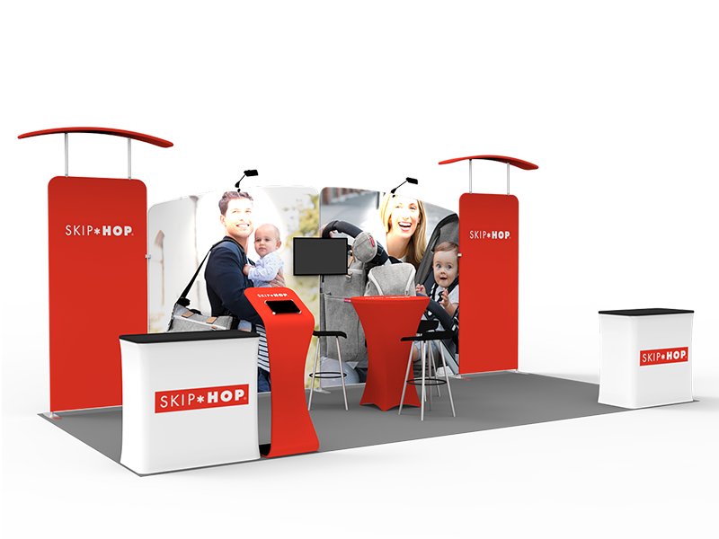 10 x 20ft Customized Portable Exhibition Booth Display Stand 003 - Image 3