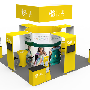 20 x 20ft Customized Portable Exhibition Booth Display Stand 002